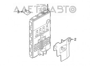 Blocul de control al domeniului corpului BDC BMW 7 G11 G12 16-22