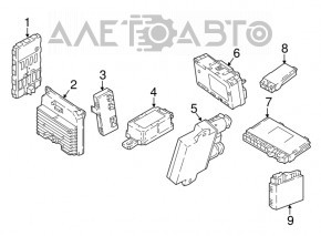 FRONT SEAT CONTROL MODULE BMW X3 F25 11-17