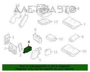 Radio Remote Controller Module BMW 5 G30 17-23