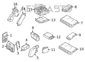 Radio Remote Controller Module BMW 5 G30 17-23