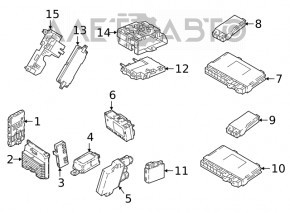 Modul de control al puterii BMW 5 G30 17-23