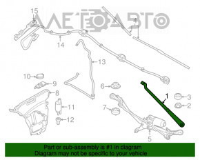 Frână de mână stânga BMW 5 G30 17-23