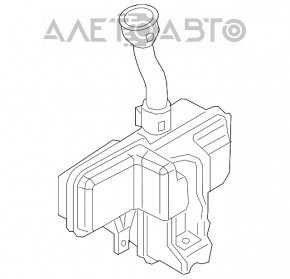 Rezervorul de spălare a parbrizului BMW i3 14-21 fără capac nou OEM original