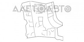 Suport aripi spate dreapta pentru Lexus RX300 RX330 04-09, nou