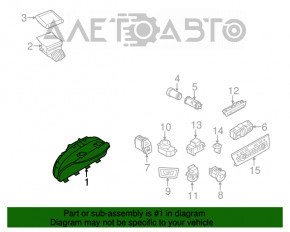 Panoul de instrumente BMW 5 F10 11-17