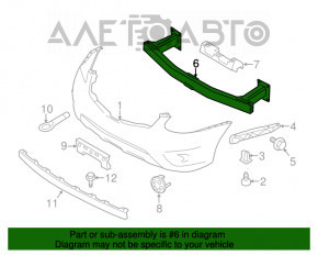 Amplificatorul de bara fata pentru Nissan Rogue 07-12