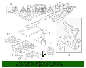 Piulița arborelui cu came pentru GMC Terrain 18-21 LYX