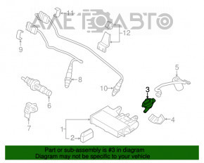 Pompă pentru detectarea scurgerilor de vapori de combustibil BMW X1 F48 16-22 B46 cu conductă.