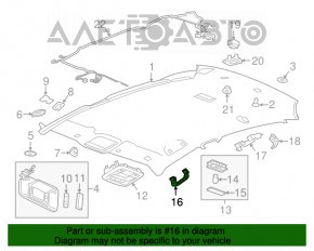 Ручка потолка левая Chevrolet Malibu 16-