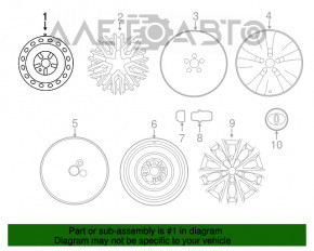 Комплект дисков железных R16 5*114.3 Toyota Camry v55 15-17