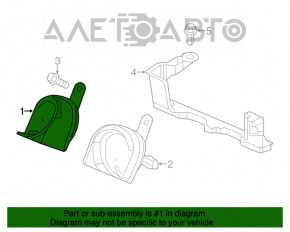 Semnal de avertizare Acura ILX 13-15