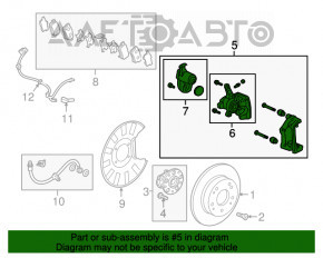 Suport spate stânga Acura MDX 17-20 rest electric