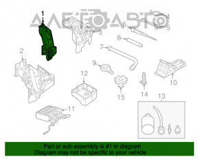 Домкрат Audi Q7 4L 10-15 тип 1