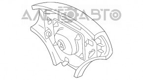 Подушка безопасности airbag в руль водительская Lexus ES330 беж без пирапатрона, царапины