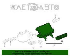 Monitor, display, navigație Chevrolet Bolt 17-