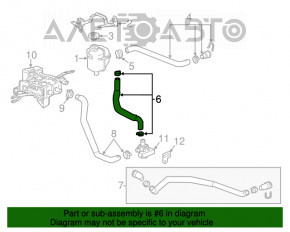 Teava de incalzire a sistemului de incalzire Chevrolet Bolt 17-18