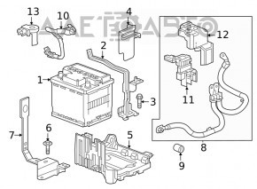 Palet pentru baterie Chevrolet Bolt 17-21