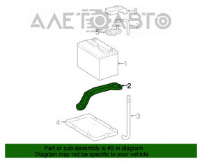 Suport de fixare a bateriei pentru Lexus ES350 07-12