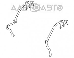 Centura de siguranță spate stânga pentru Lexus ES350 07-08, culoare bej.