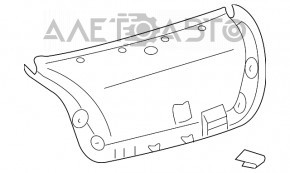 Decorație capac portbagaj Lexus ES350 07-12 nou original OEM