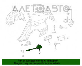 Замок лючка бензобака Lexus GS300 GS350 GS430 GS450h 06-11