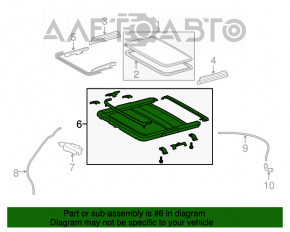 Люк в сборе Lexus GS300 GS350 GS430 GS450h 06-11