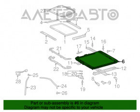 Mecanismul de deschidere a portbagajului pentru Lexus RX300 98-03