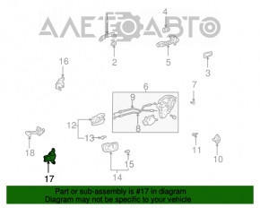 Buclele ușii din spate stânga jos pentru Lexus RX300 RX330 RX350 RX400h 04-09