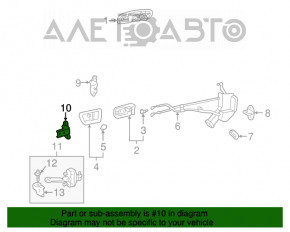 Buclele ușii din spate dreapta inferioară pentru Lexus RX300 RX330 RX350 RX400h 04-09.