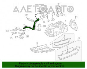 Заливная горловина топливного бака Lexus RX400h 06-09