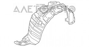 Подкрылок передний левый Nissan Rogue 07-12