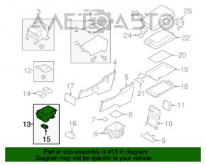 Suport de pahar Subaru B9 Tribeca