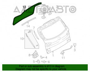 Garnitura de cauciuc pentru ușa portbagajului Subaru B10 Tribeca