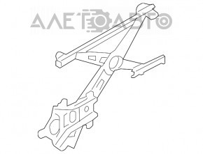 Geam electric cu motor spate stânga Subaru B10 Tribeca