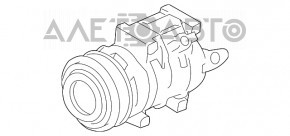 Компрессор кондиционера Subaru b9 Tribeca 06-07