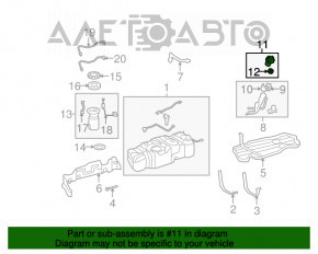 Capacul gurii de umplere a rezervorului de combustibil pentru Lexus LS460 LS600h 07-12