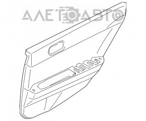 Capacul usii, cartela din spate stanga Mitsubishi Galant 04-12.