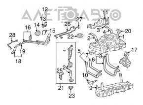 Крышка заливной горловины бензобака Toyota Avalon 05-12