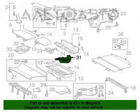 Карман багажника левый Lexus RX300 RX330 RX350 RX400h 04-09