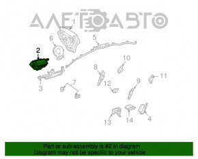 Airbag-ul pasagerului din bordul Lexus RX300 RX330 RX350 RX400h 04-09.