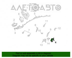 Airbagul pentru scaunul din stânga al modelului Lexus RX300 RX330 RX350 RX400h 04-06.