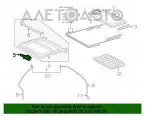 Мотор люка Lexus RX300 RX330 RX350 RX400h 04-09