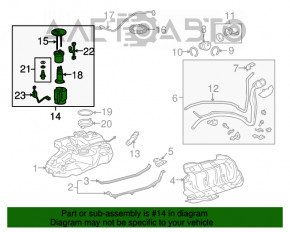 Топливный насос бензонасос Lexus RX350 10-15