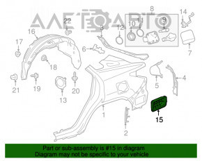 Grila de ventilatie dreapta Lexus RX350 RX450h 10-15