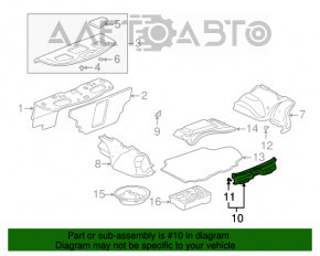 Накладка проема багажника Lexus IS200 IS300 99-05