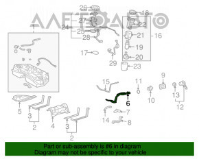 Заливная горловина топливного бака Lexus GS350 GS430 06-11