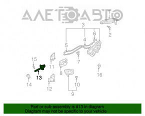 Limitatorul ușii din spate dreapta pentru Lexus RX300 98-03