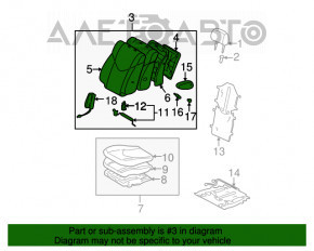 Водительское сидение Lexus RX300 98-03 без airbag