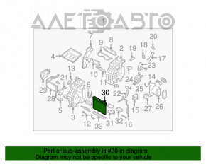 Evaporatorul Subaru b9 Tribeca cu senzor de temperatură