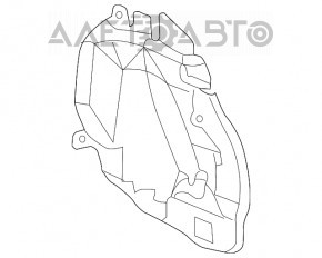 Protecția rezervorului de combustibil pentru Lexus RX400h 06-09